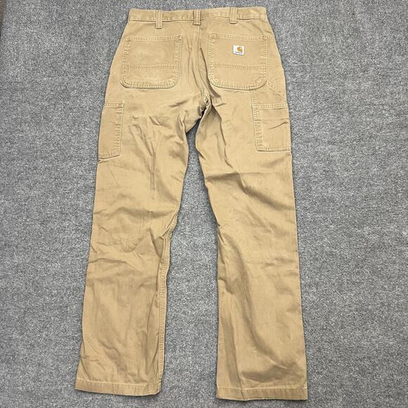 Carhartt Work Pants Mens 33x32 B324 Relaxed Fit Utility Carpenter Pockets - Picture 1 of 13